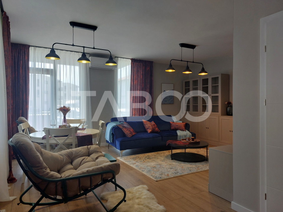 Apartament modern de inchiriat 3 camere 2 bai 2 balcoane loc parcare
