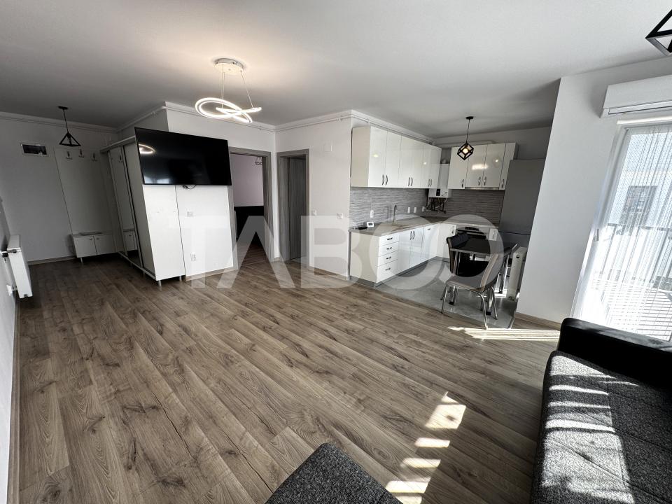 Apartament modern de inchiriat 51 mpu balcon parcare Doamna Stanca in Sibiu - Doamna Stanca