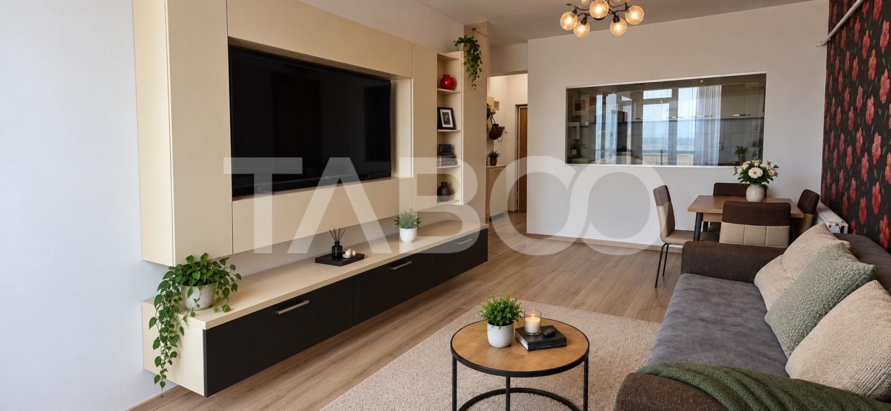 Apartament modern de vanzare 2 camere balcon lift  Doamna Stanca in Sibiu - Doamna Stanca