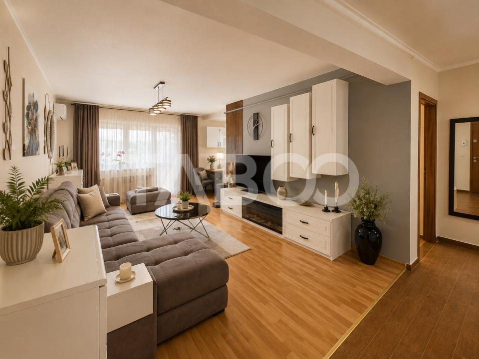 Apartament modern de vanzare 3 camere balcon etaj 2 Turnisor Frunzei