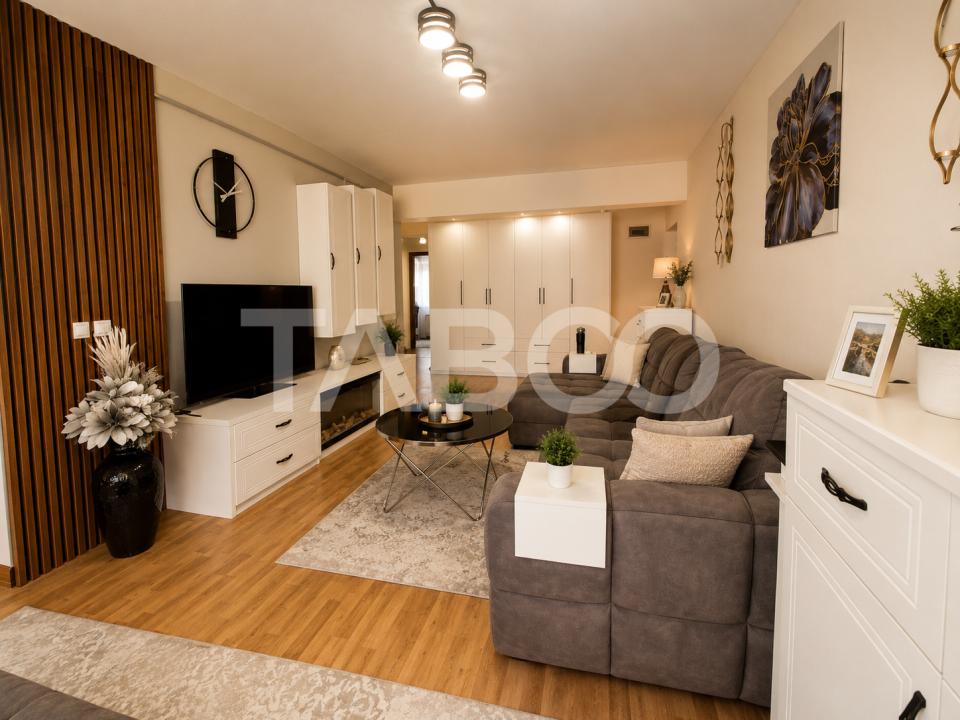 Apartament modern de vanzare 3 camere balcon etaj 2 Turnisor Frunzei