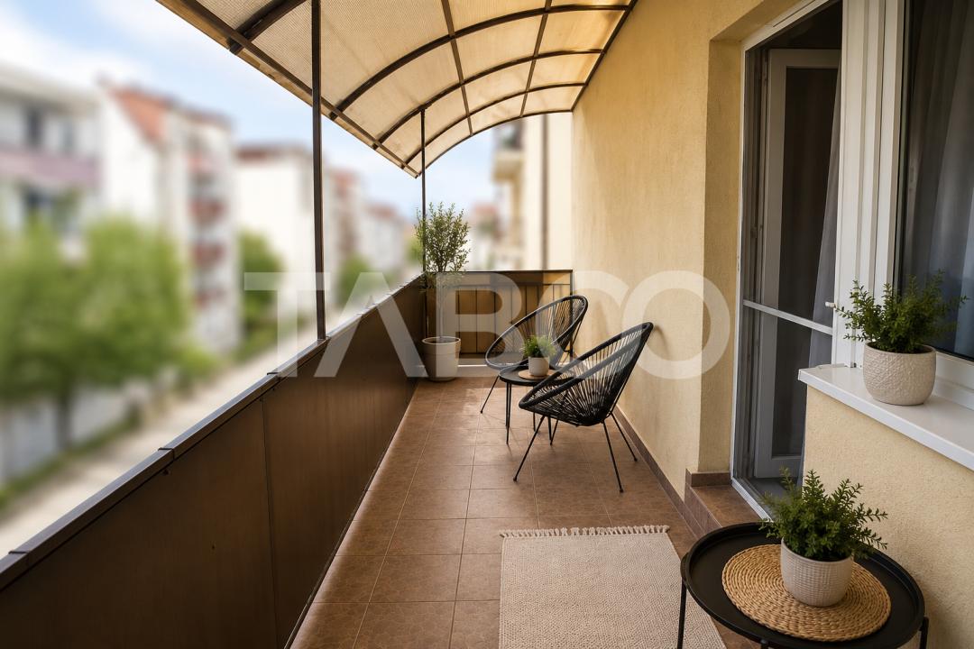 Apartament modern de vanzare 3 camere balcon etaj 2 Turnisor Frunzei