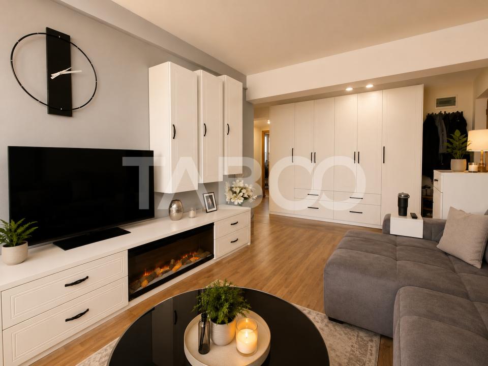 Apartament modern de vanzare 3 camere balcon etaj 2 Turnisor Frunzei