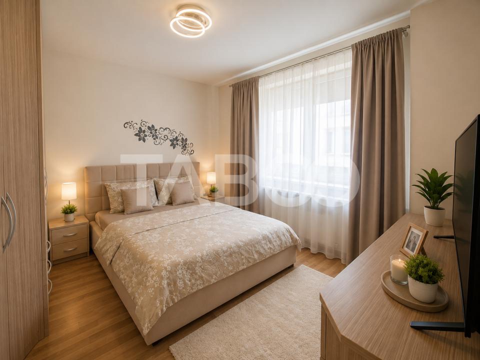 Apartament modern de vanzare 3 camere balcon etaj 2 Turnisor Frunzei