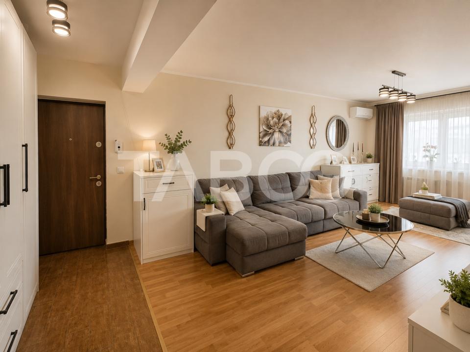Apartament modern de vanzare 3 camere balcon etaj 2 Turnisor Frunzei