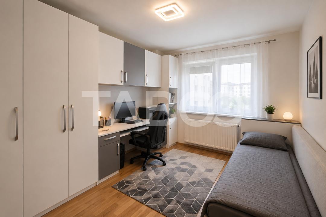 Apartament modern de vanzare 3 camere balcon etaj 2 Turnisor Frunzei