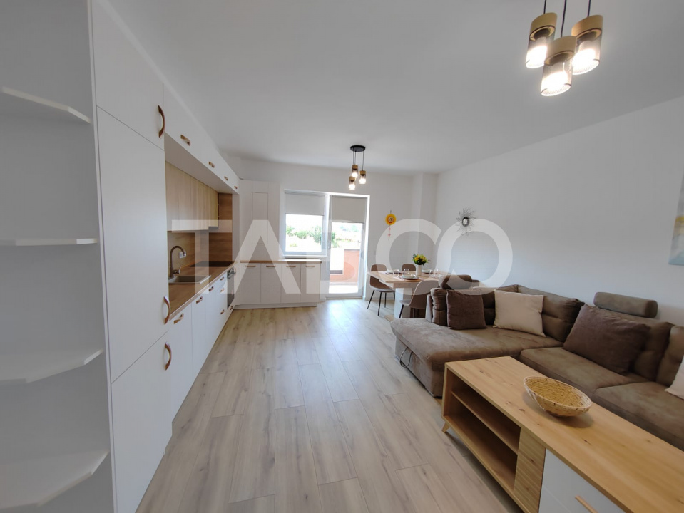 Apartament modern decomandat 3 camere 63 mpu 2 locuri parcare Sibiu