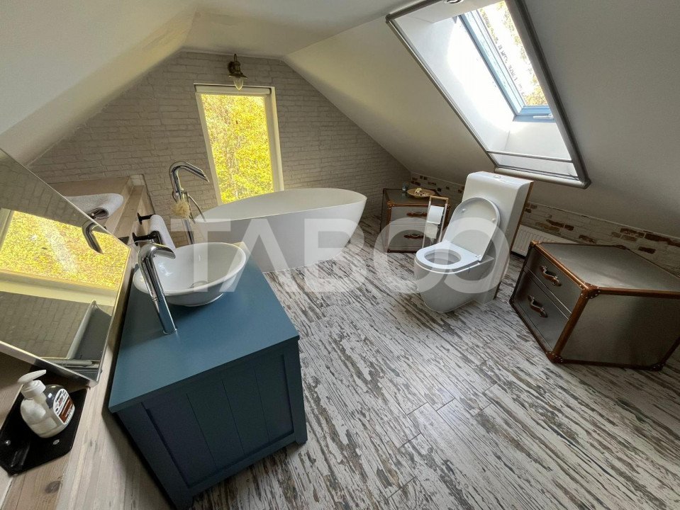Apartament modernist 3 camere 2 bai etaj 2 Padurea Dumbrava din Sibiu