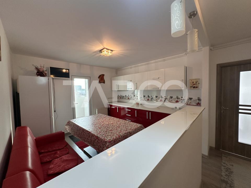 Apartament renovat de inchiriat 2 camere 2 balcoane Central Sibiu