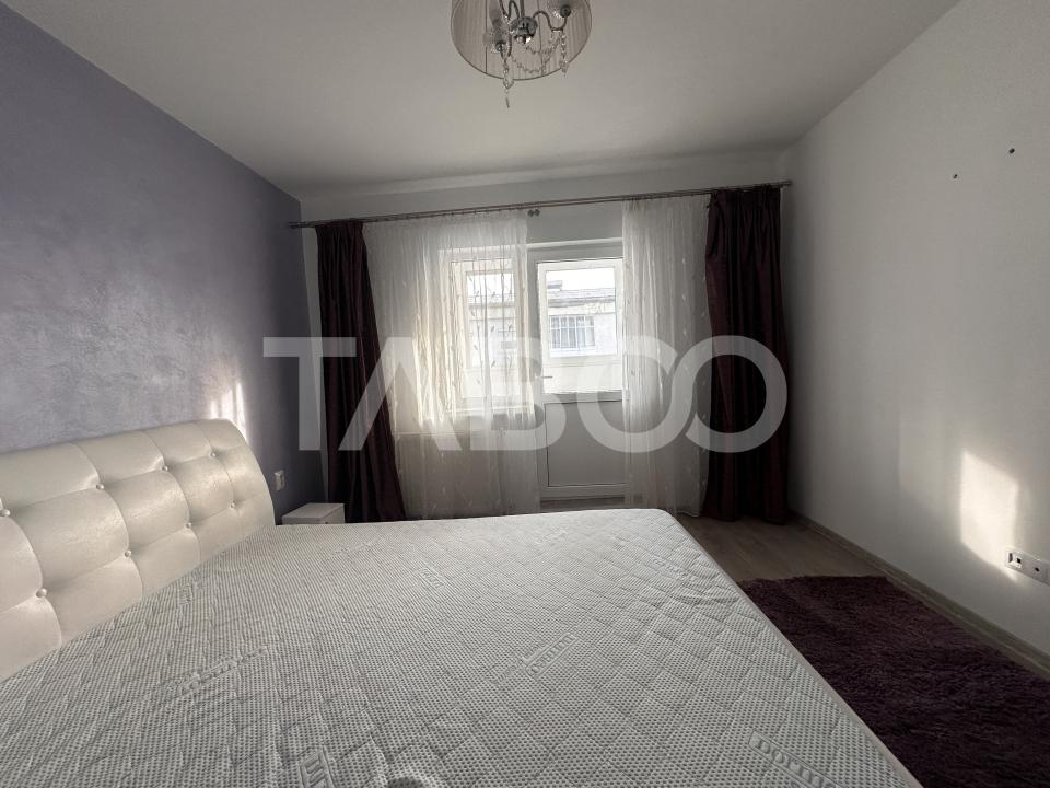 Apartament renovat de inchiriat 2 camere 2 balcoane Central Sibiu
