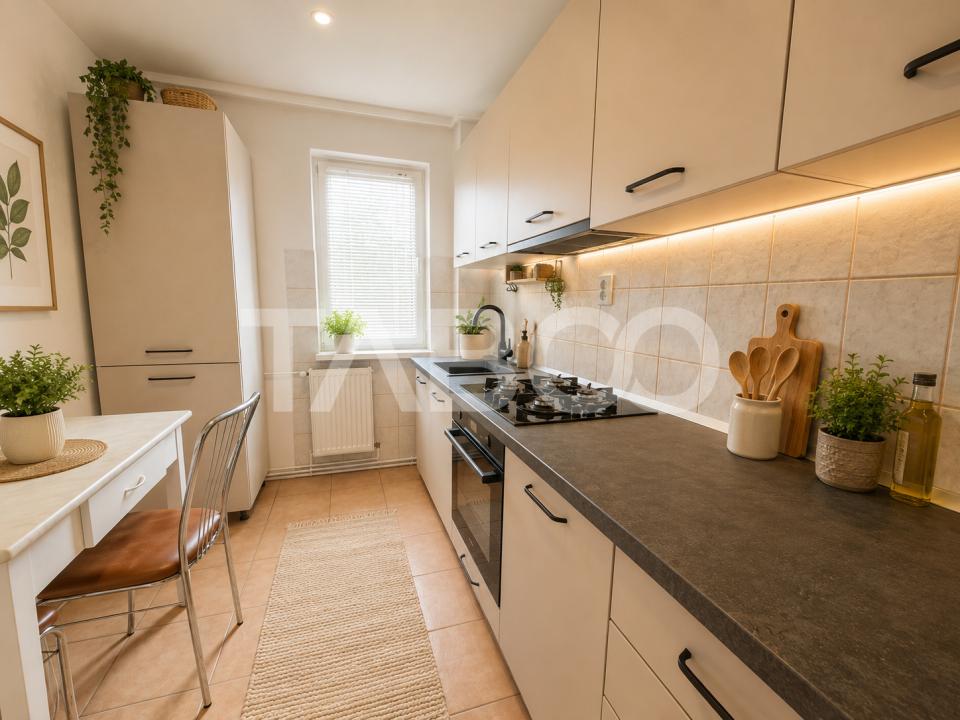 Apartament renovat de vanzare 3 camere balcon pivnita Mihai Viteazul