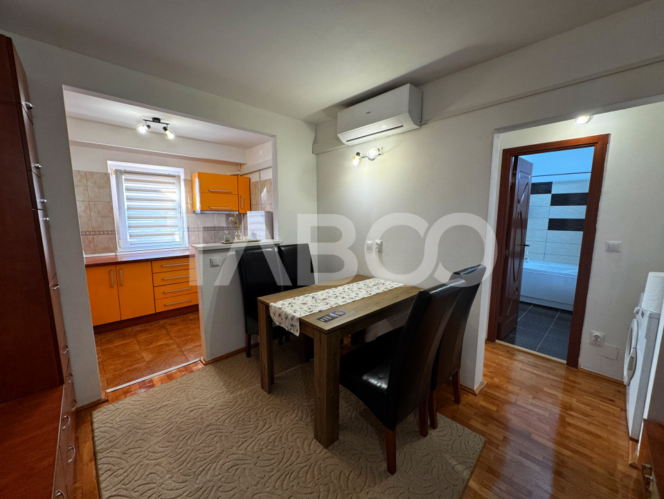 Apartament renovat decomandat cu 2 camere 51 mpu 2 balcoane Sibiu