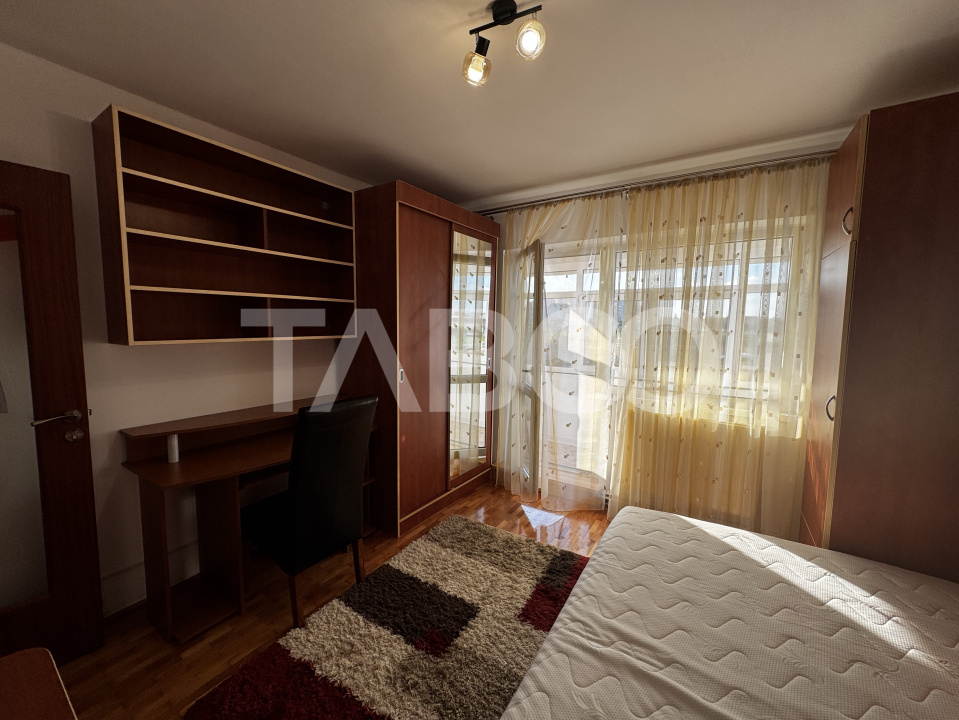 Apartament renovat decomandat cu 2 camere 51 mpu 2 balcoane Sibiu