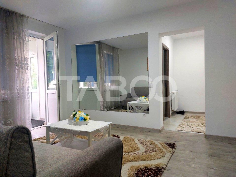 Apartament renovat recent 2 camere parter balcon zona Dioda Sibiu in Sibiu - G-ral Vasile Milea