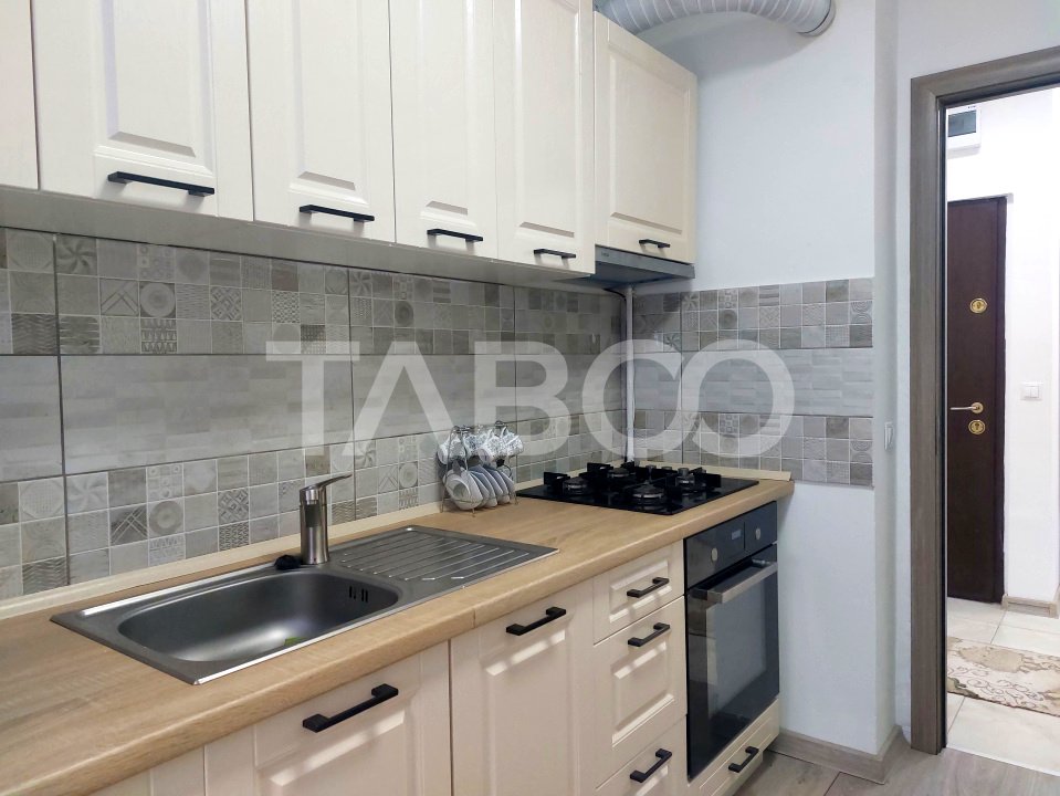 Apartament renovat recent 2 camere parter balcon zona Dioda Sibiu