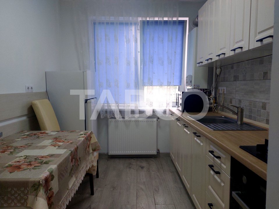 Apartament renovat recent 2 camere parter balcon zona Dioda Sibiu