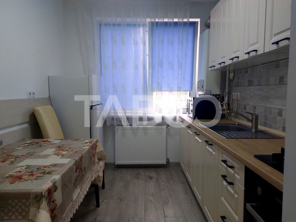 Apartament renovat recent 2 camere parter balcon zona Dioda Sibiu