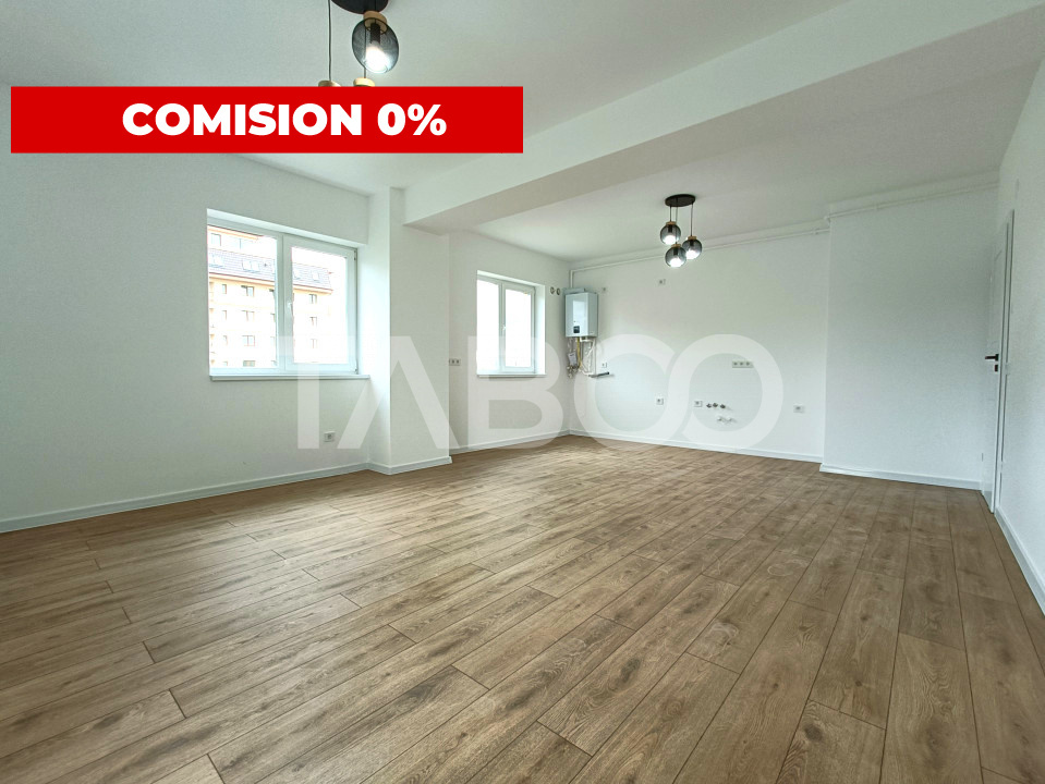 Apartament spatios 3 camere 2 bai - incalzire pardosea - parcare