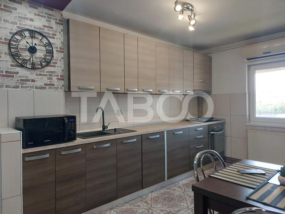 Apartament spatios 49 mp 2 camere decomandate 2 balcone Cisnadie