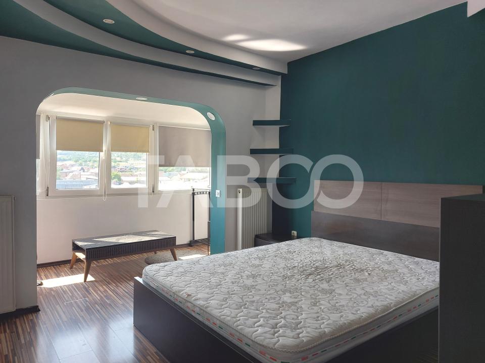 Apartament spatios 49 mp 2 camere decomandate 2 balcone Cisnadie