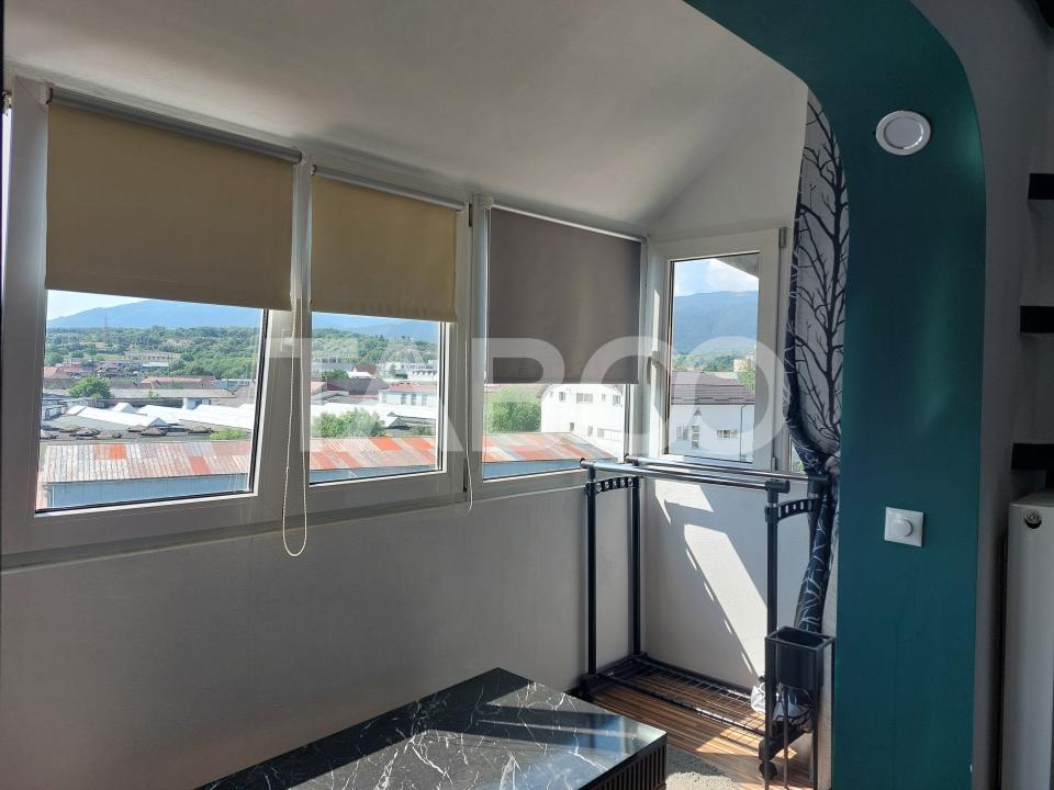 Apartament spatios 49 mp 2 camere decomandate 2 balcone Cisnadie