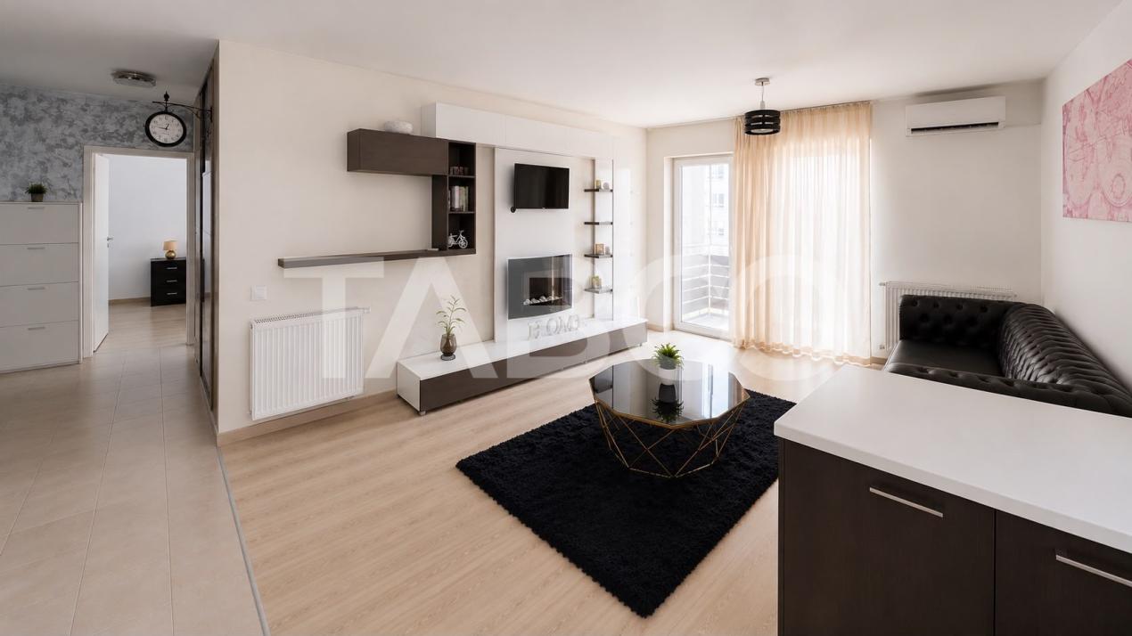 Apartament spatios 64 mp cu 3 camere si balcon 6 mp Avangarden