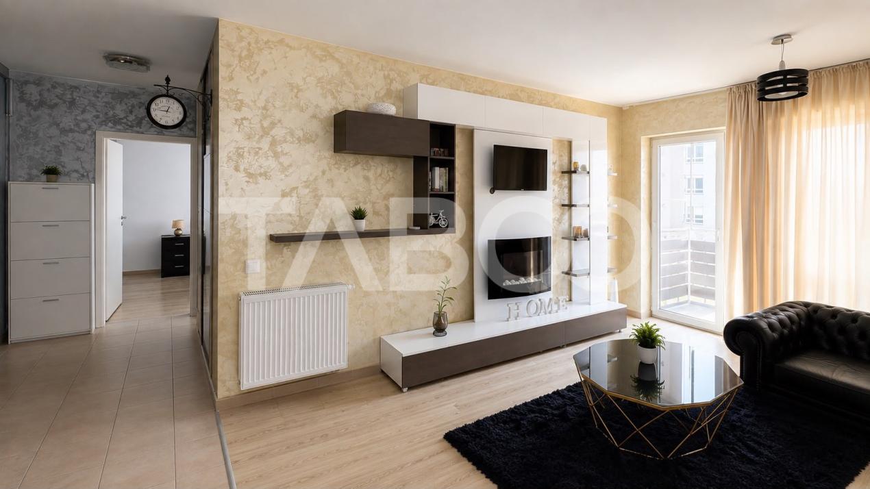 Apartament spatios 64 mp cu 3 camere si balcon 6 mp Avangarden