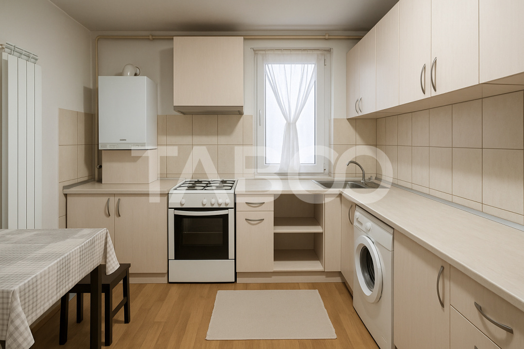 Apartament spatios de vanzare cu 3 camere balcon zona Rahovei