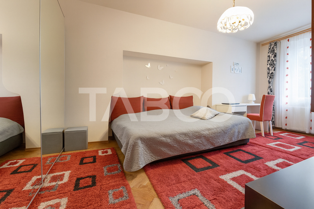 Apartament spatios de vanzare cu 3 camere la etajul 1 in Orasul de Jos