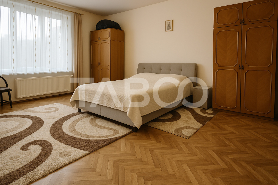 Apartament spatios de vanzare cu 3 camere la etajul 1 in Orasul de Jos