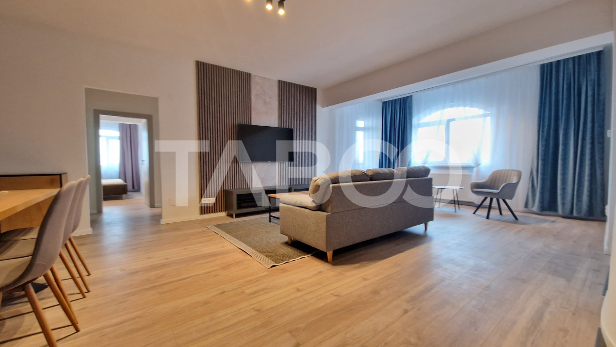 Apartament superb cu 3 camere de inchiriat + parcare subterana in Sibiu - Oituz