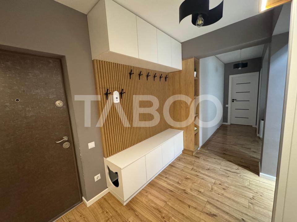 Apartament ultra modern cu balcon si 3 camere utilate si mobilate 