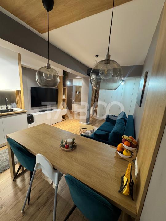 Apartament ultra modern cu balcon si 3 camere utilate si mobilate in Sibiu - Bieltz Eduard Albert