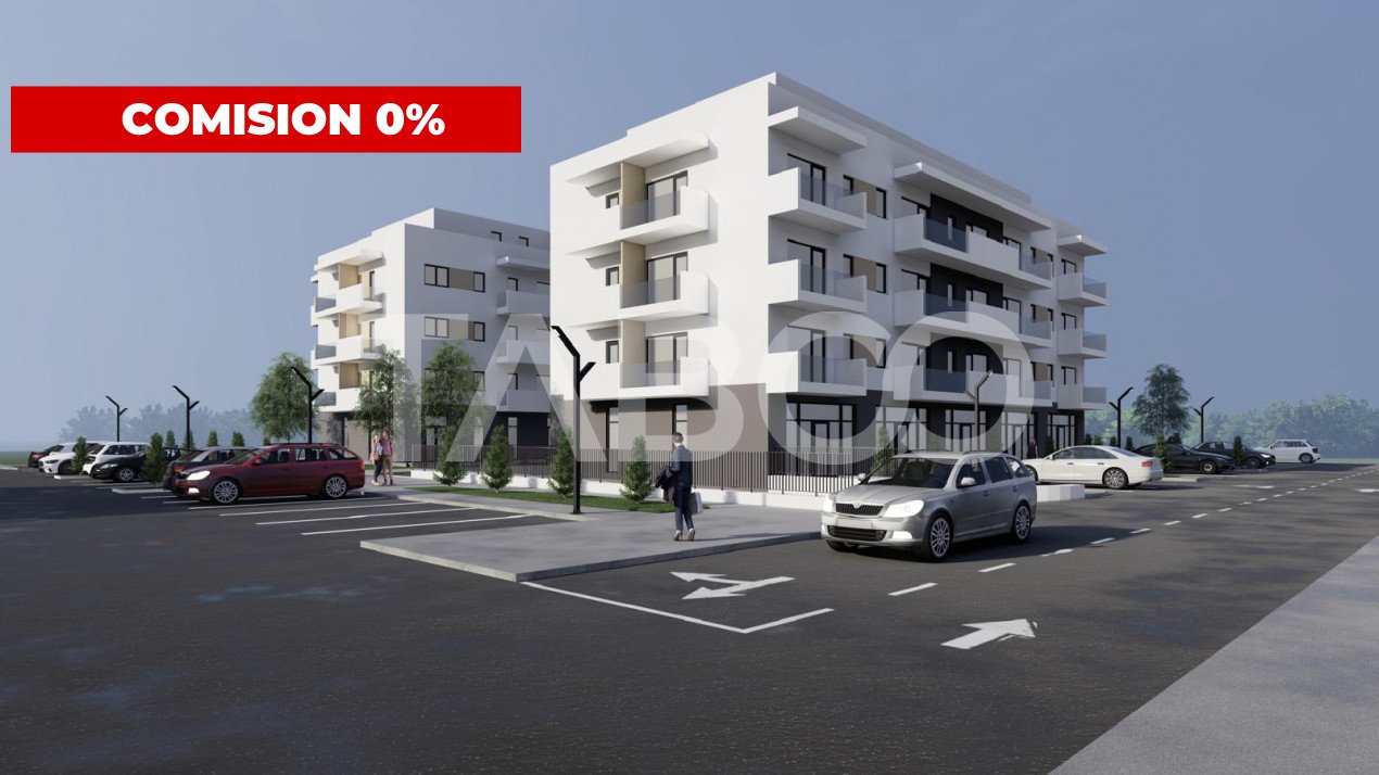 Apartament zona Terezian Sibiu 3 camere 69 mpu balcon 17 mp 2 bai 