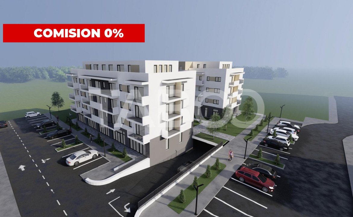 Apartament zona Terezian Sibiu 3 camere 69 mpu balcon 17 mp 2 bai 
