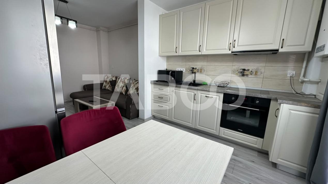 Apatament 2 camere de inchiriat decomandate balcon zona Turnisor Sibiu