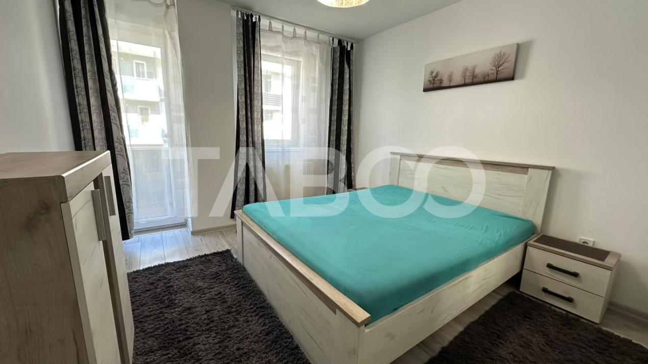 Apatament 2 camere de inchiriat decomandate balcon zona Turnisor Sibiu