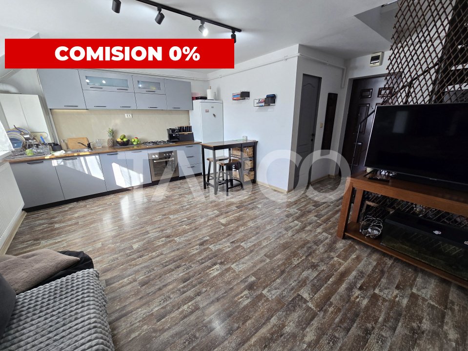 Comision 0 Apartament 2 camere de vanzare 48 mpu mobilat Strand Sibiu 