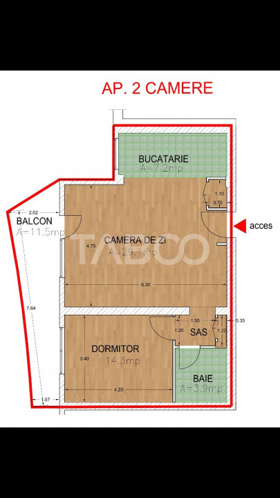 COMISION 0% Apartament 2 camere mobilat 60 mpu balcon 12 mp Rahovei
