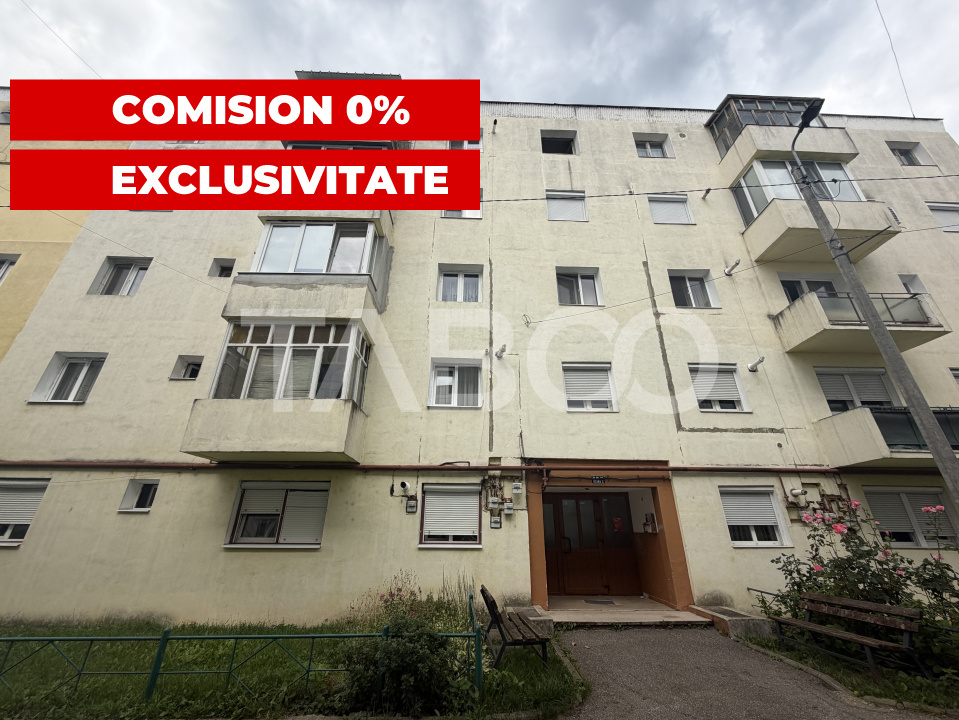 Comision 0% Apartament 2 camere mobilat utilat aer conditionat  in Fagaras - 13 Decembrie
