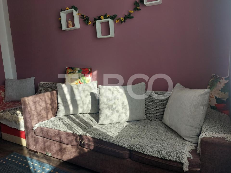 Comision 0%  Apartament 3 camere 43 mpu etaj 1 Piata Noua Cisnadie