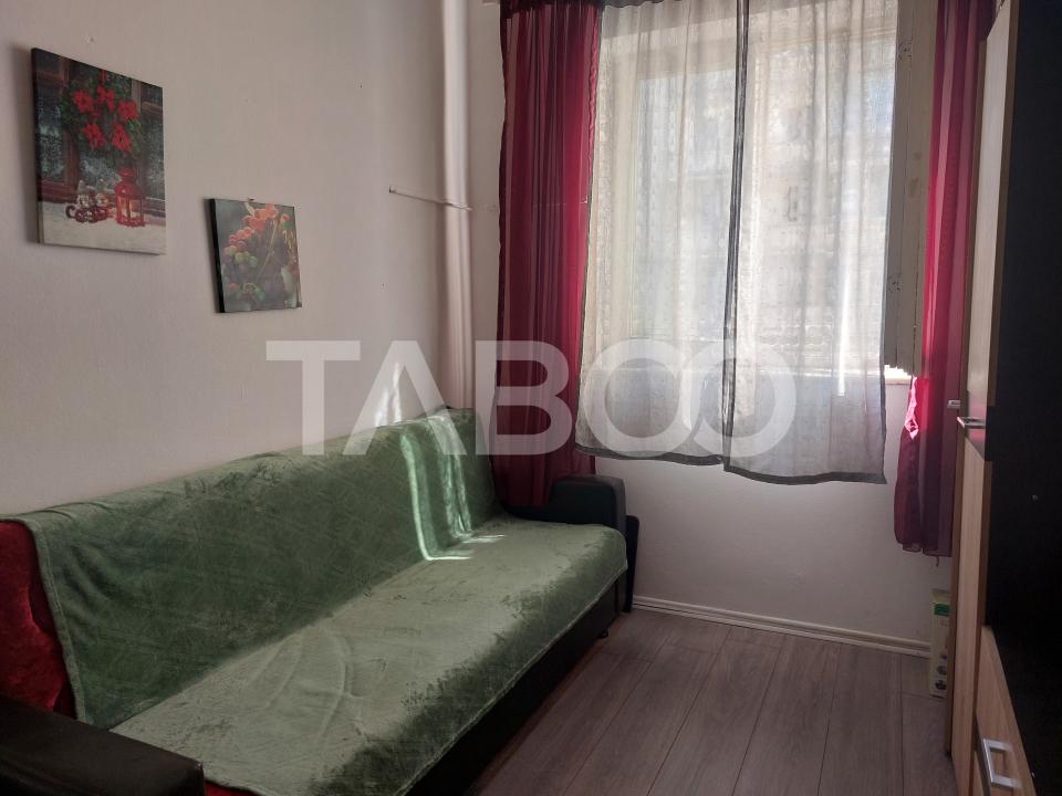 Comision 0%  Apartament 3 camere 43 mpu etaj 1 Piata Noua Cisnadie