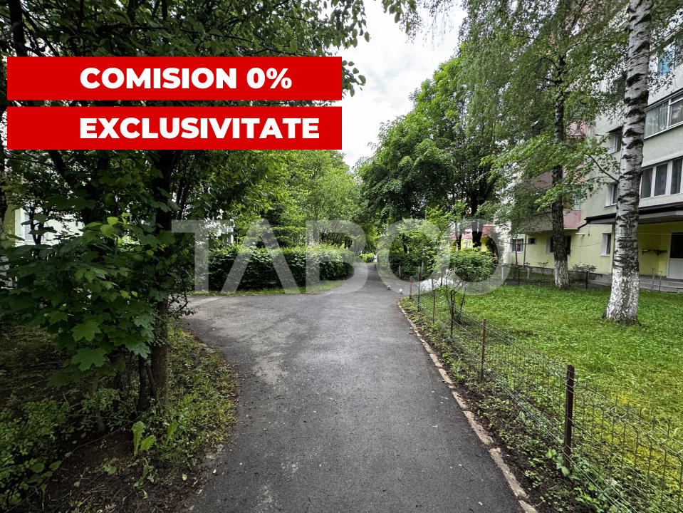 COMISION 0-Apartament 3 camere renovat complet balcon Rahovei Sibiu