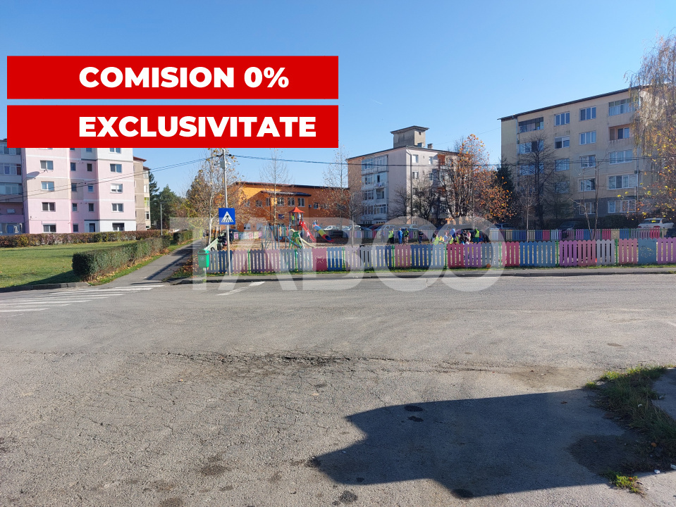 Comision 0% Apartament 40 mp 2 camere decomandate balcon Cisnadie in Cisnadie - Stejarului