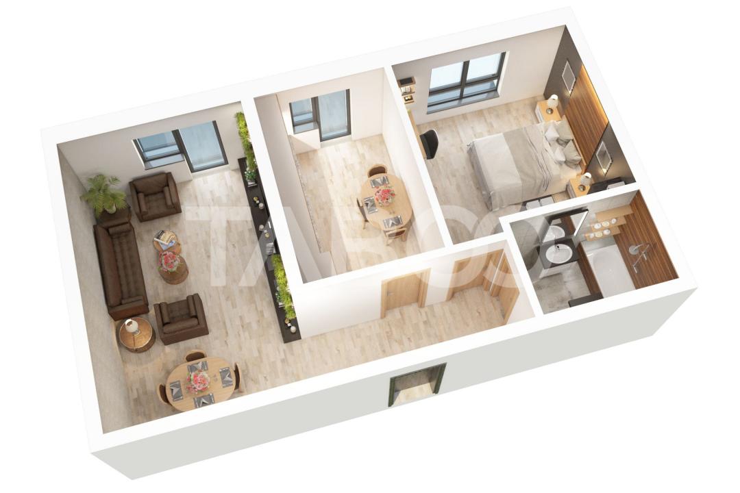 Comision 0 - Apartament cu 2 camere de vanzare in zona Doamna Stanca