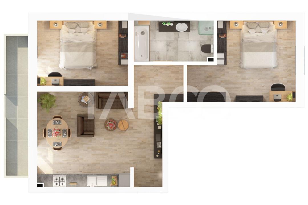 COMISION 0 - Apartament de vanzare 3 camere decomandate Doamna Stanca