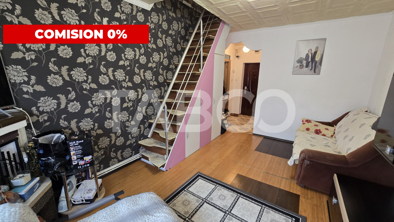 COMISION 0% - Apartament de vanzare 61mp 3 camere 2 bai- Zona Lazaret