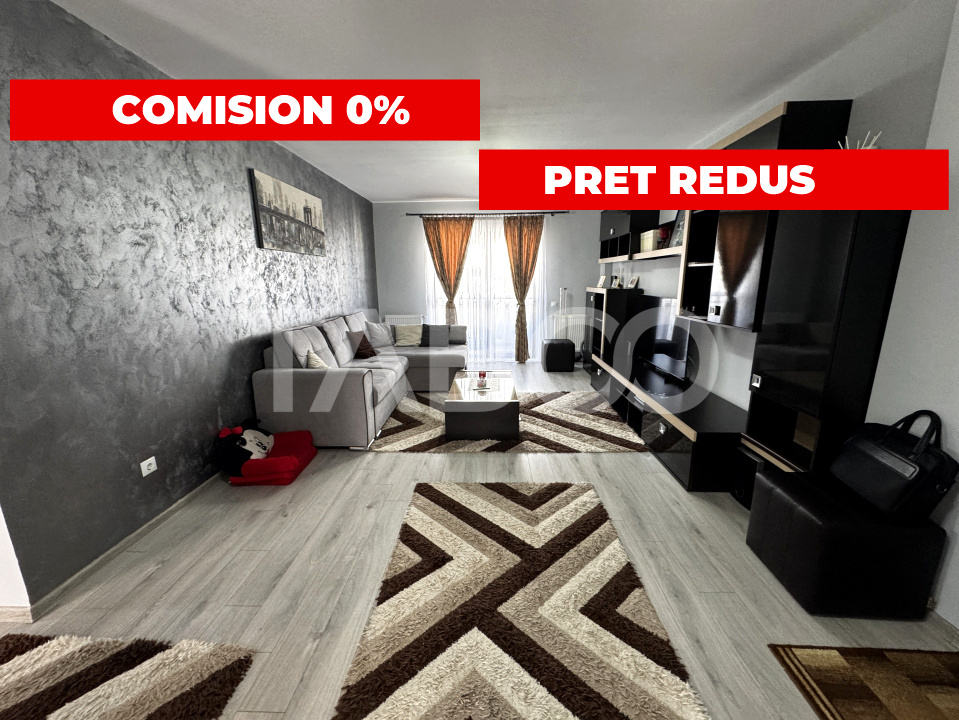 COMISION 0-Apartament etaj intermediar 3 camere 66 mp parcare Sibiu  in Sibiu - Doamna Stanca