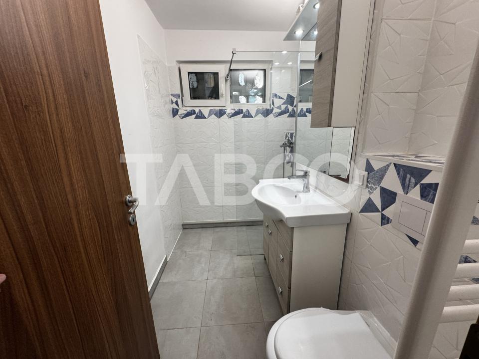 COMISION 0! Apartament renovat complet 3 camere balcon Rahovei Sibiu