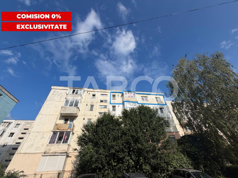 Comision 0% Apartament semidecomandat 3 camere 56mp Tudor Vladimirescu in Fagaras - Tudor Vladimirescu